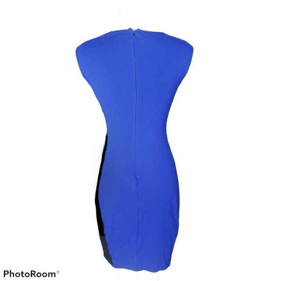 🎉 Cynthia Steffe bodycon blue black dress 4 - Picture 5 of 6